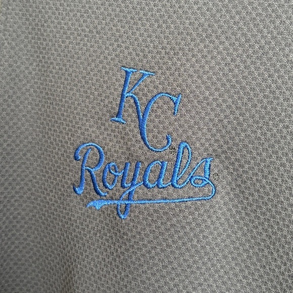 Under Armour Men's KC Kansas City Royals 1/4 Zip Long Sleeve Pullover Top Size M - Picture 3 of 5
